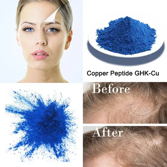 GHK-Cu copper peptide in skincare product GHK-Cu copper peptide in skincare product