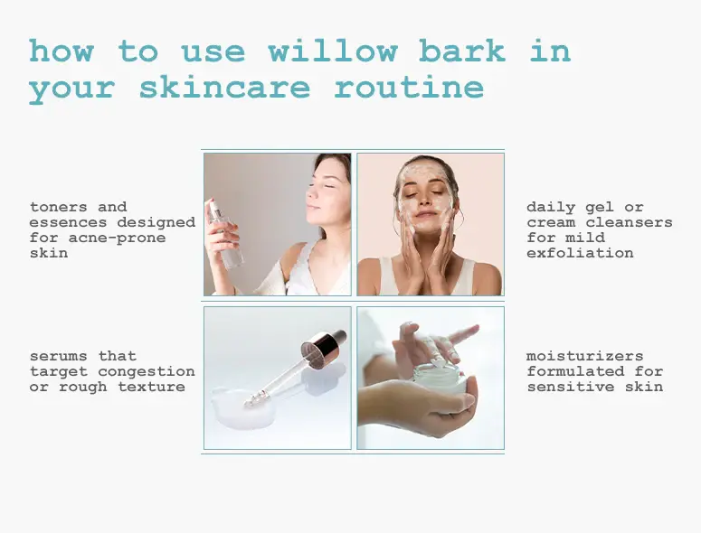 White willow bark extract for skin White willow bark extract for skin