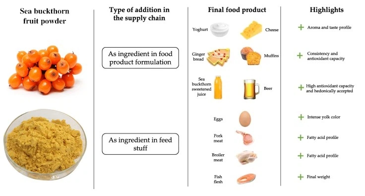 Sea buckthorn fruit powder uses Sea buckthorn fruit powder uses