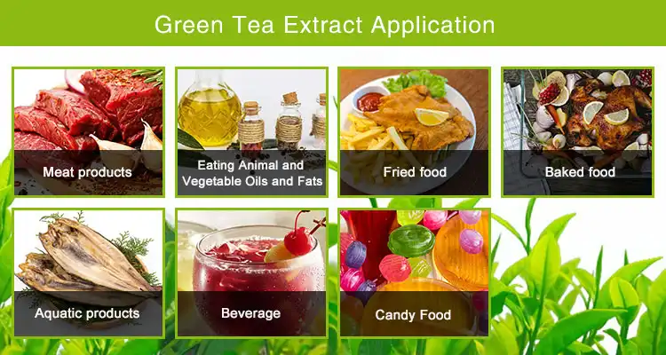 Green tea powder application Green tea powder application