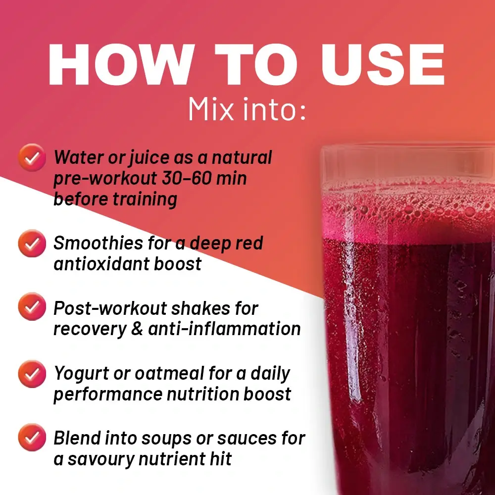 beetroot juice powder uses beetroot juice powder uses