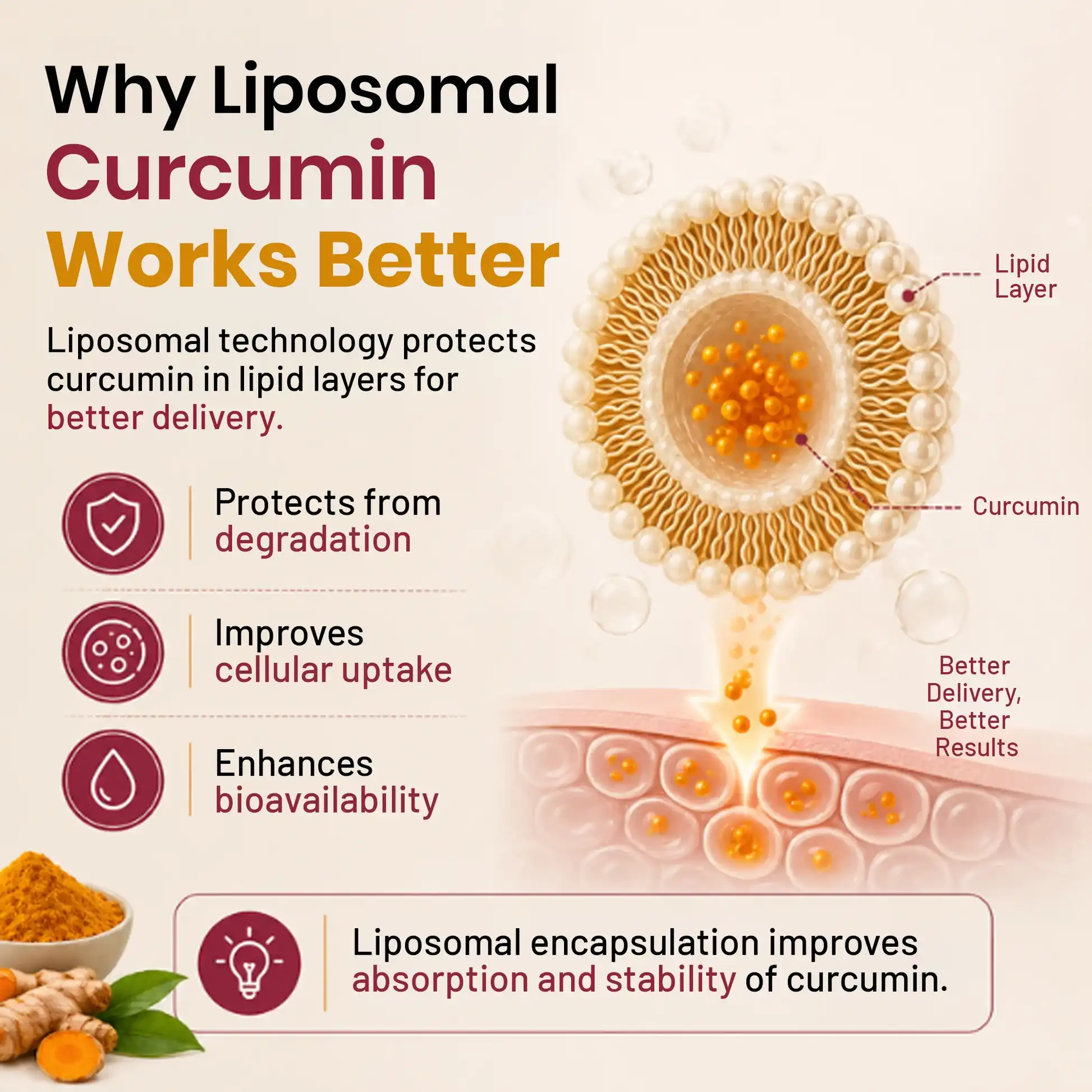 How Does Liposomal Curcumin Powder Work in the Body? How Does Liposomal Curcumin Powder Work in the Body?