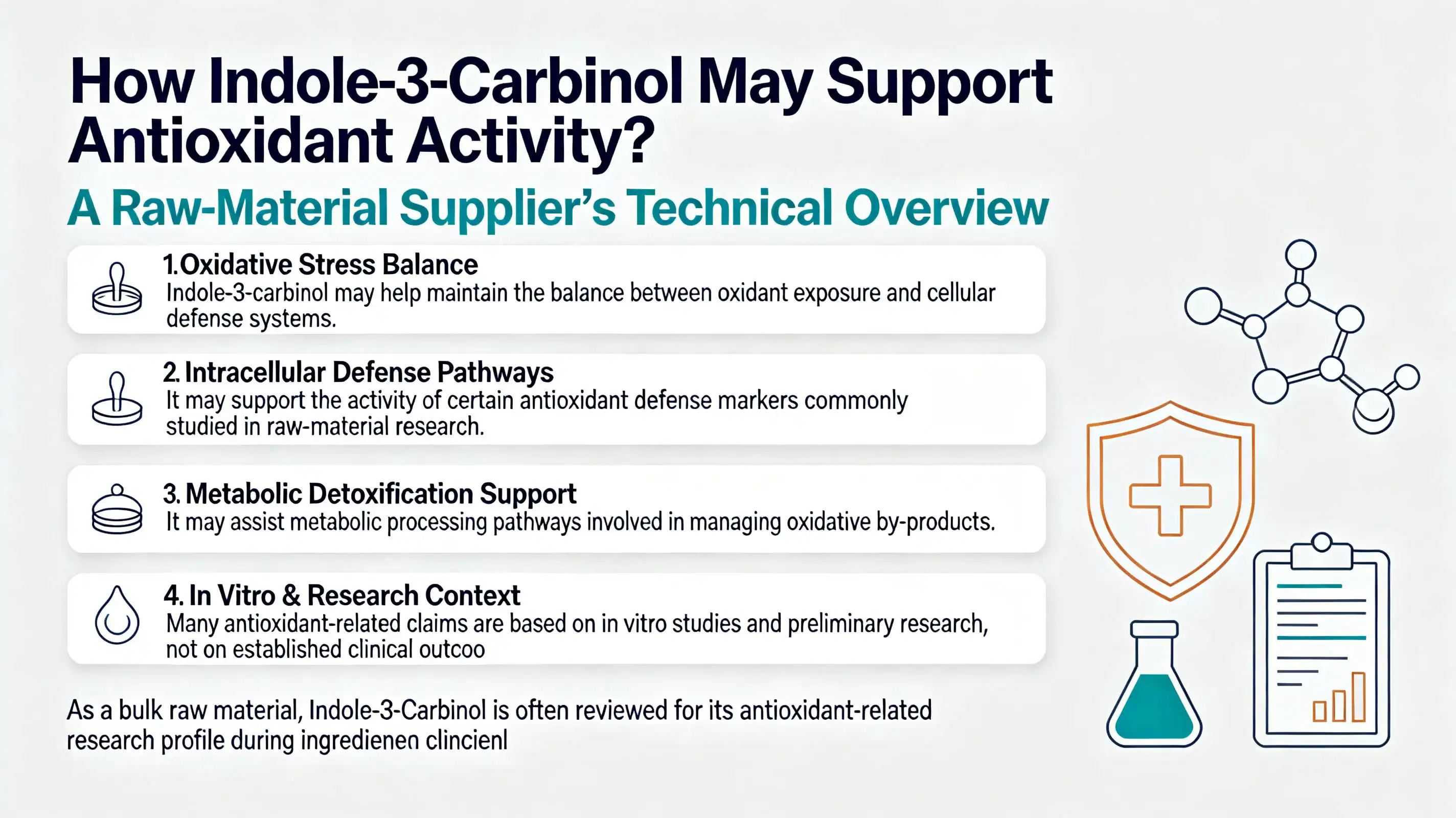How Indole-3-Carbinol May Support Antioxidant Activity? How Indole-3-Carbinol May Support Antioxidant Activity?