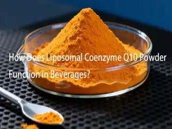 How Does Liposomal Coenzyme Q10 Powder Function in Beverages?