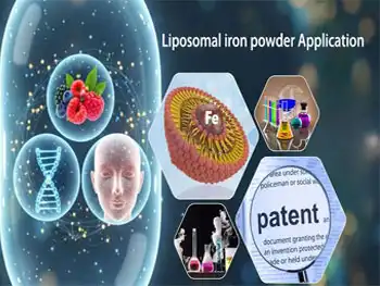 What is the best application of liposomal iron powder in dietary supplements?