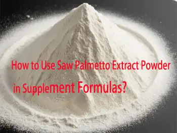 How to Use Saw Palmetto Extract Powder in Supplement Formulas?